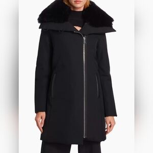 NEW Saks Fifth Avenue Mercer Collective Betsy Asymmetric Down Parka Large